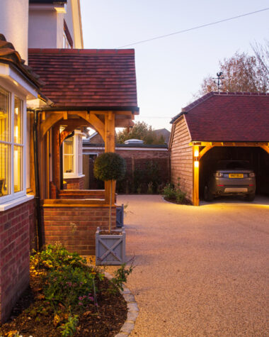 Resin bond driveway